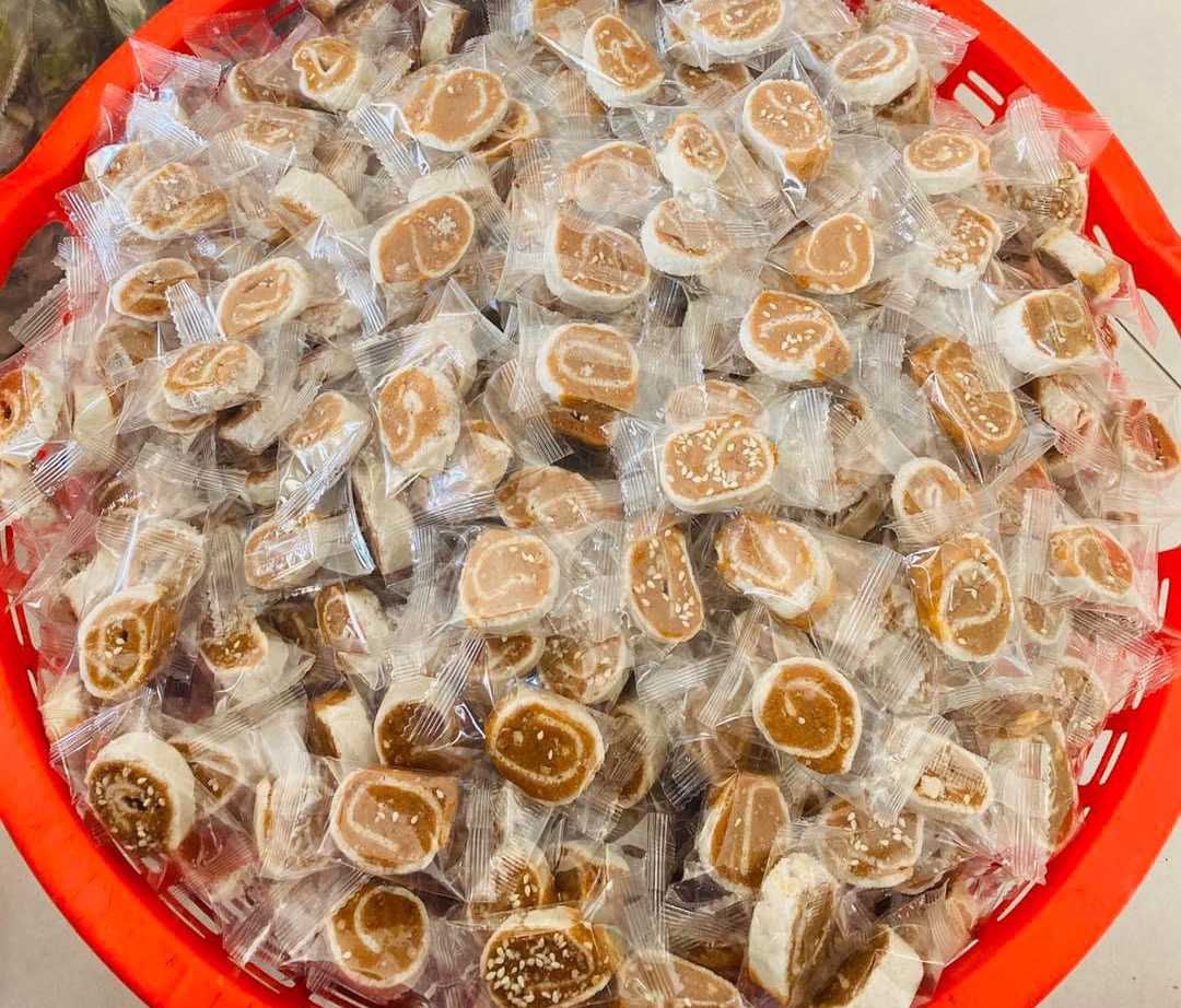 Kẹo dừa dứa non cà phê sữa - túi 500g - đặc sản bến tre
