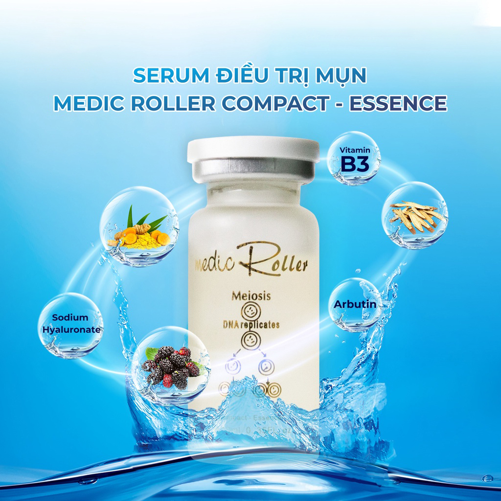 Serum mụn medic roller thụy sĩ 10ml