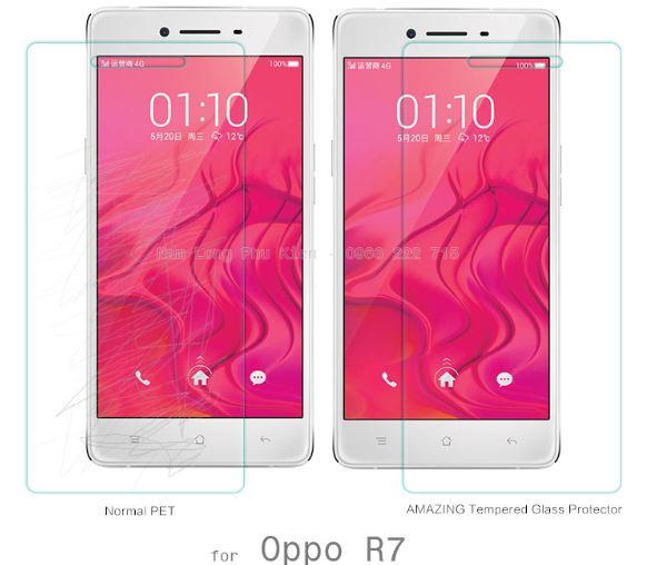 Bộ 3 Miếng dán kính cường lực OPPO R7/R7 Lite