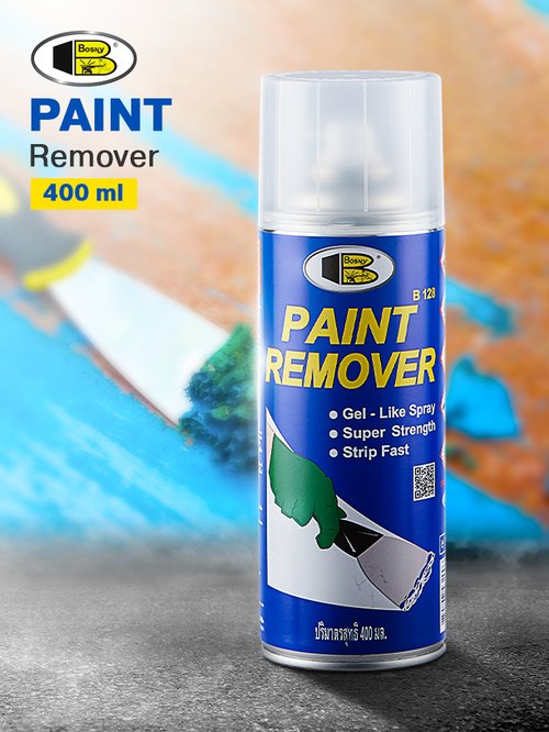 [HCM][BOSNY TẨY SƠN VÀ NHỰA ĐƯỜNG XE HƠI ] Chai xịt tẩy sơn Bosny Paint Remover B128 400ML