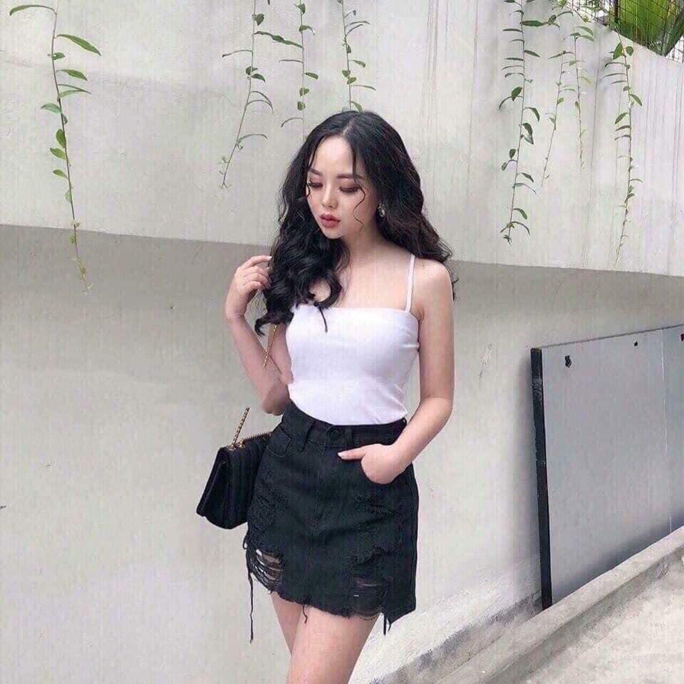 Áo Hai Dây Quây Ngực Sexy