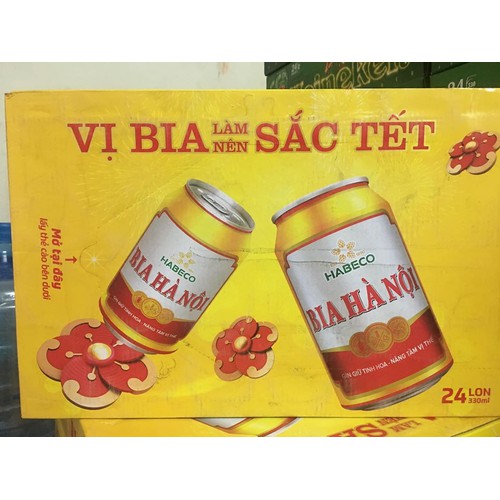 bia lon Hà Nội, 1 lon x 330ml
