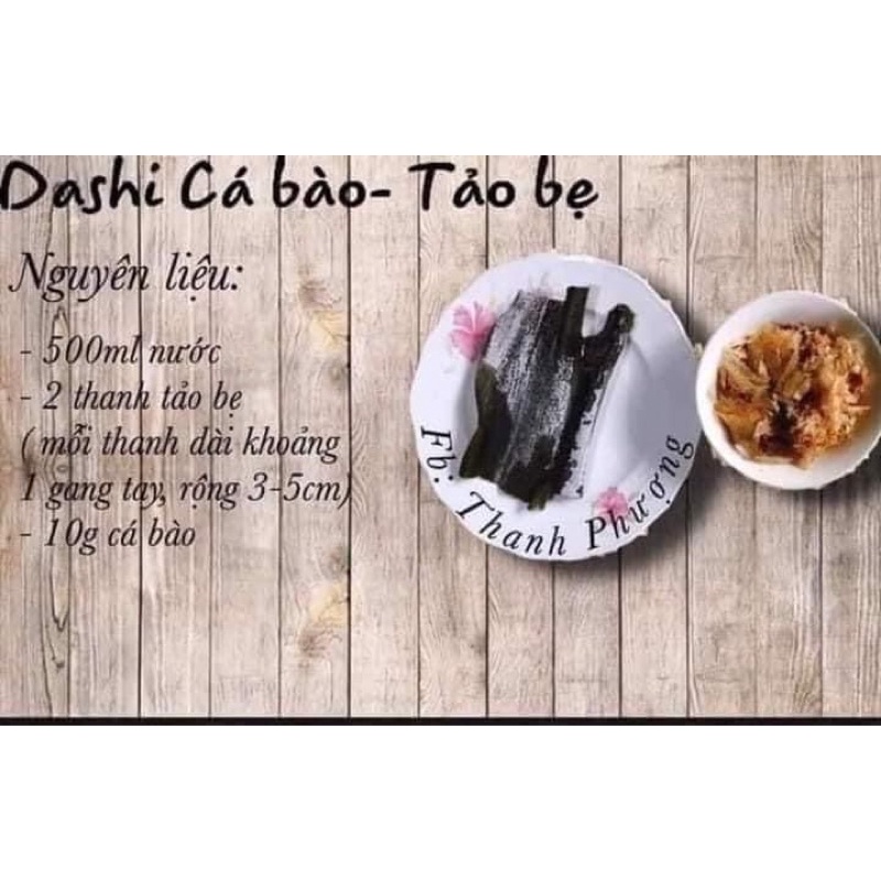 (Date 11/2024) Tảo Bẹ Kombu Tria nấu Dashi