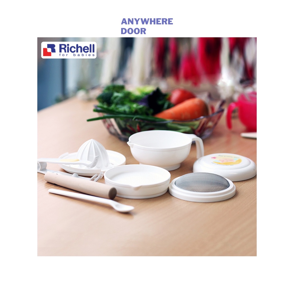 Bộ chế biến ăn dặm kiểu Nhật Richell
