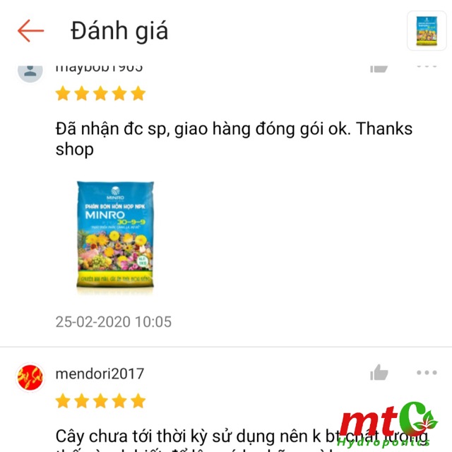 [HCM]Phân Bón NPK MINRO 30-9-9 Giúp Cây Phát Triển