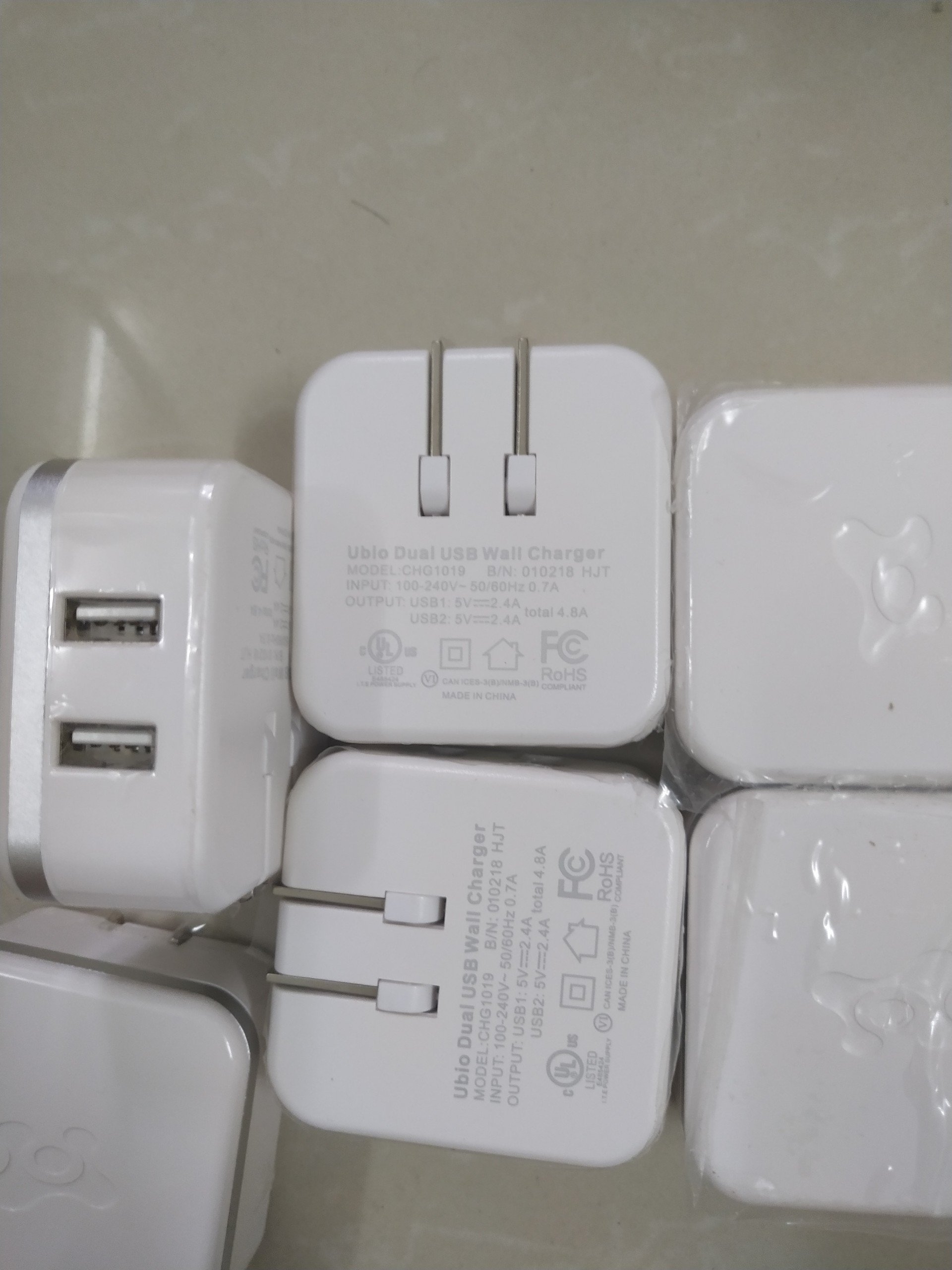 Cốc Sạc NHANH 2 Cổng Ublo Dual USB Wall Charger