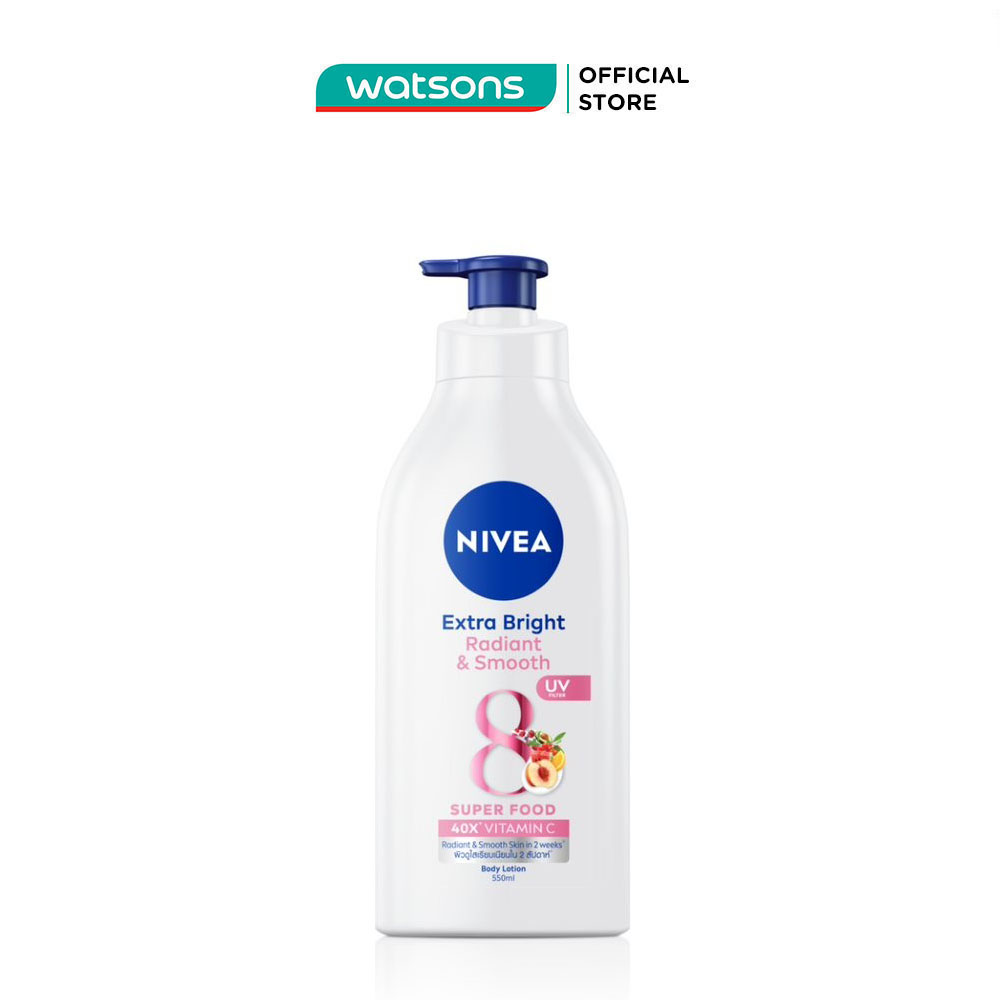 Sữa Dưỡng Thể Nivea Trắng Mịn Extra White Radiant & Smooth 600ml