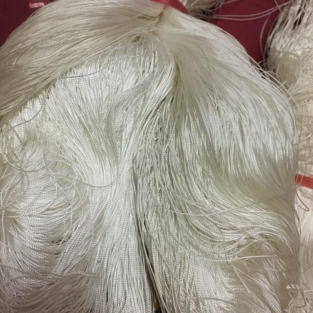 0.5 kg dây dù trắng 2mm đan lưới, thả diều, câu cá