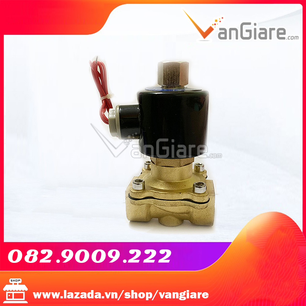Van điện từ thường mở 27mm điện 12v, 24v, 220v (coil đồng)