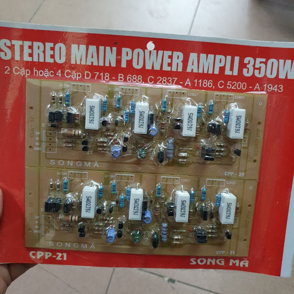 bo công suất 8 sò 2 vế 350w STE