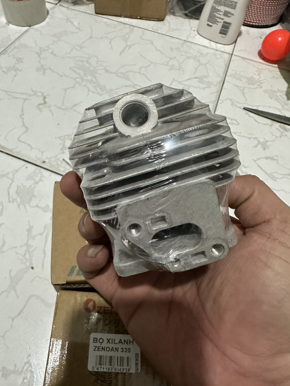 ( ZENOAN) BỘ NÒNG ( HƠI) MÁY CẮT CỎ 430. NÒNG 40LY