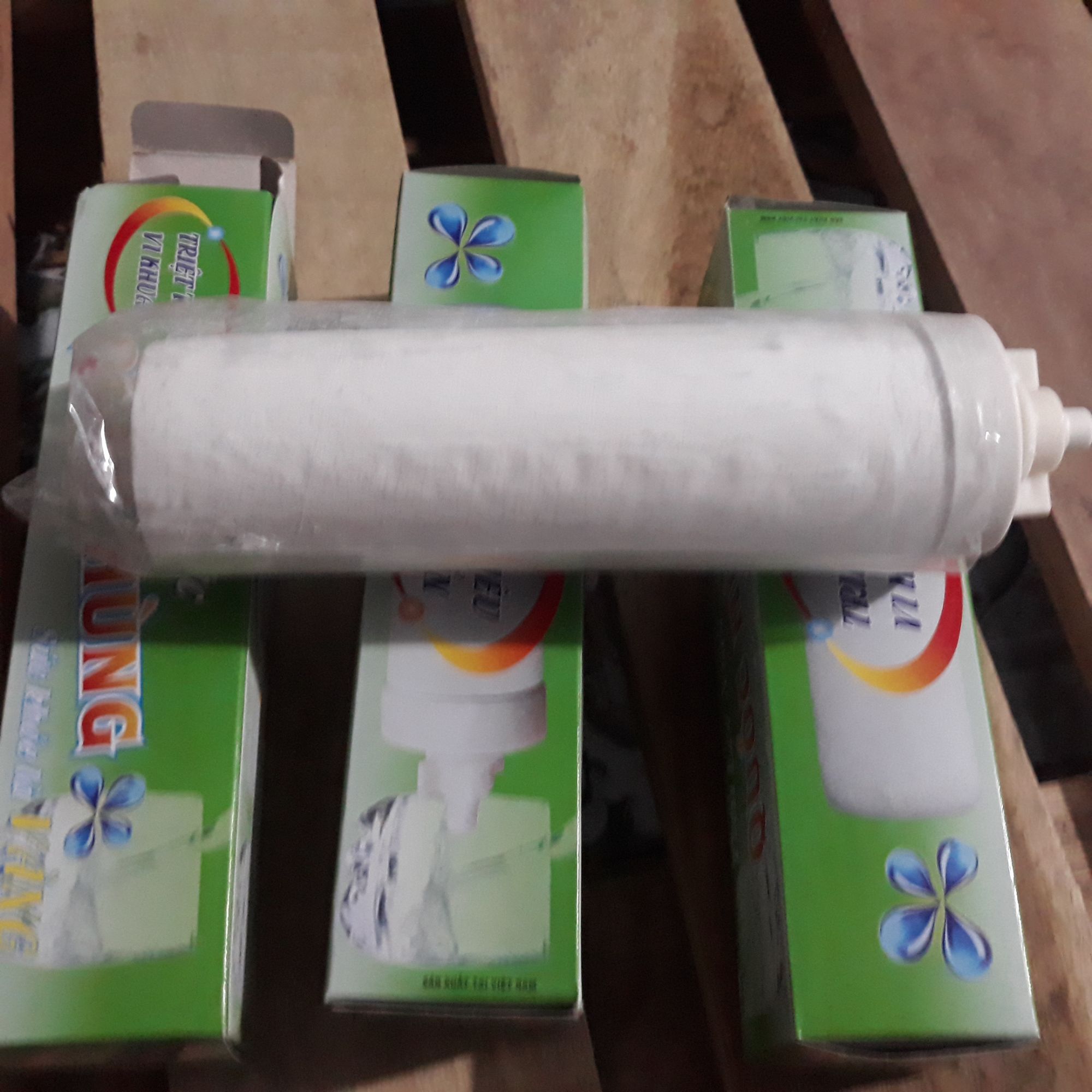 Sứ lọc nước dài dùng cho bình inox và bình sứ