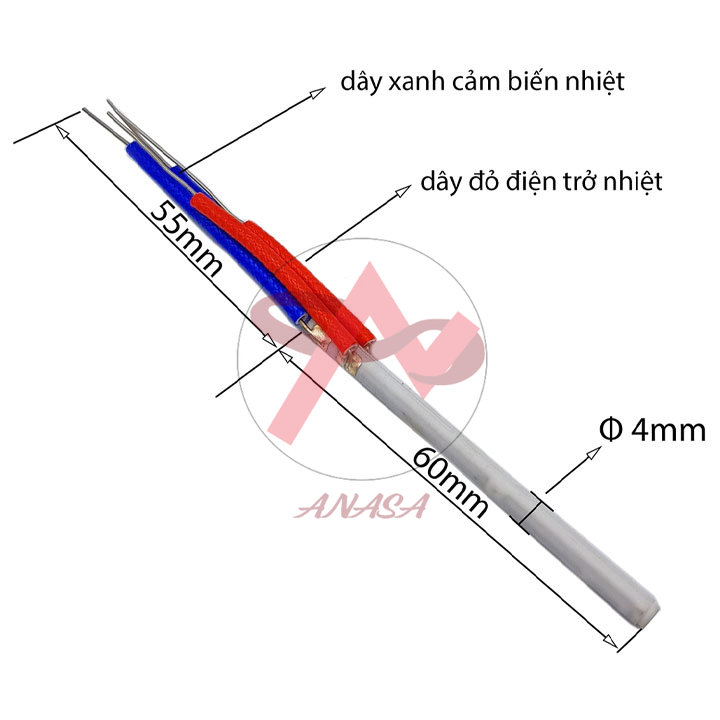 Sensor Nhiệt A1321 (Dùng Sửa Máy Hàn Hakko 936)