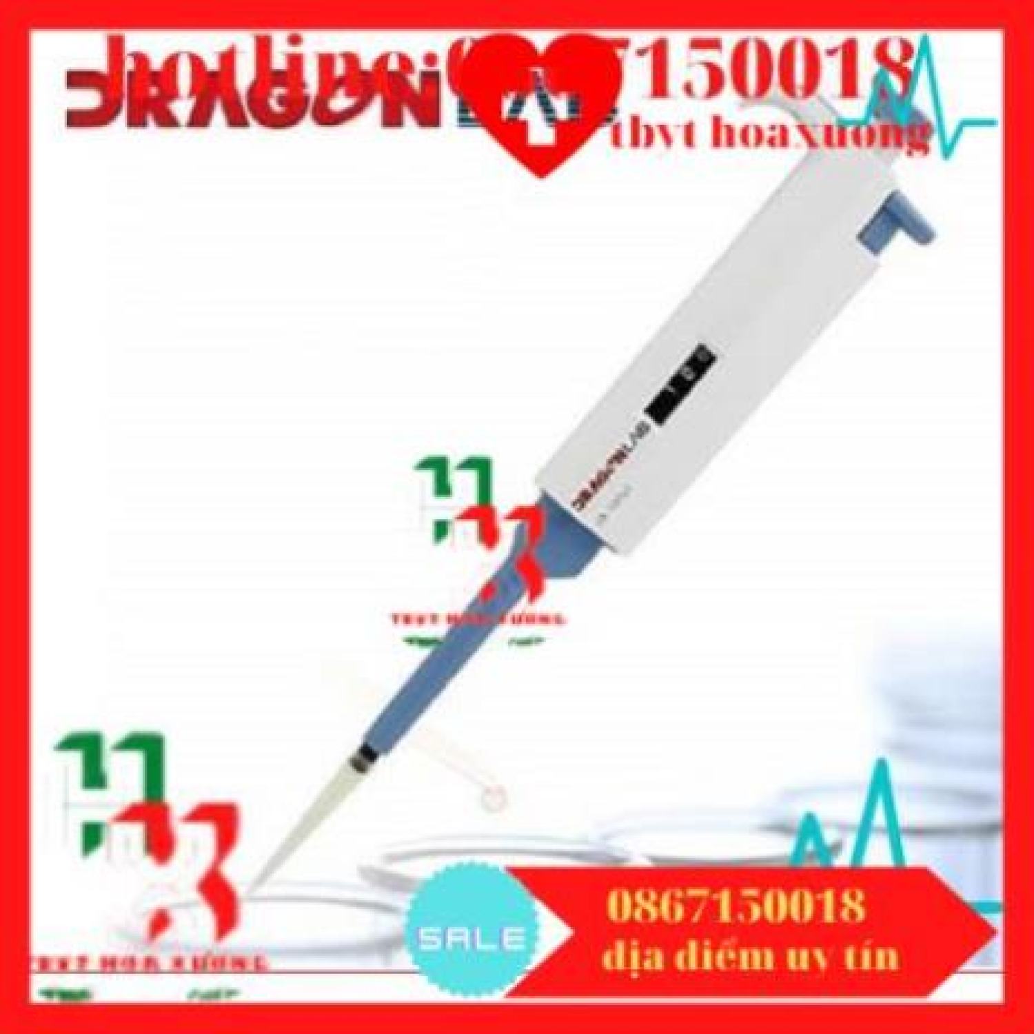 Dụng Cụ Phòng Thí Nghiệm Micropipette - Pipet Tự Động Dragon LAB