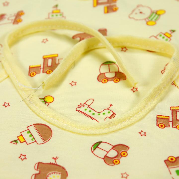 Yếm Cotton có dây buộc cao cấp cho bé (hình in thay đổi theo lô hàng)