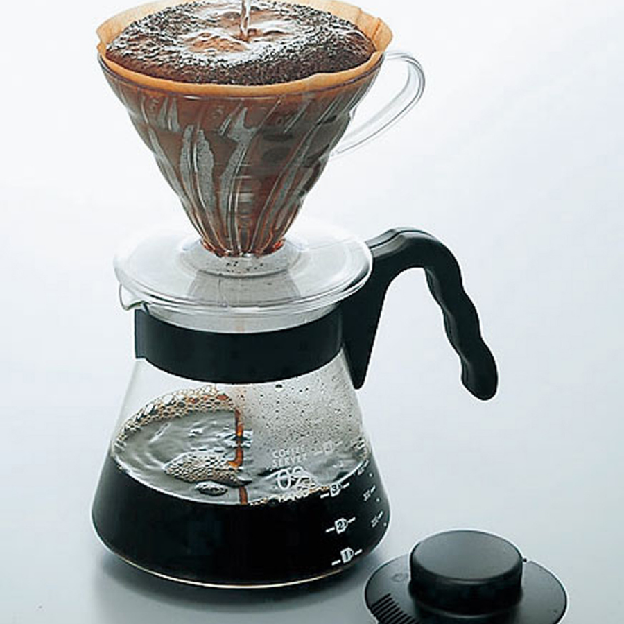 Bình server đựng cà phê Hario V60 Coffee Server size 02-700ml thủy tinh chịu nhiệt cao cấp VCS-02B
