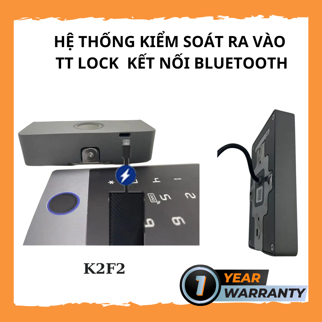 Đầu Đọc Vân Tay Quản Lý Qua App TT Lock Kết Nối Bluetooth (Hệ thống kiểm soát ra/vào Access Control)