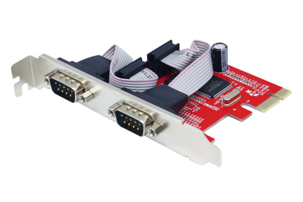 Card PCI-e to 2 cổng Com (RS232) Unitek Y-7504