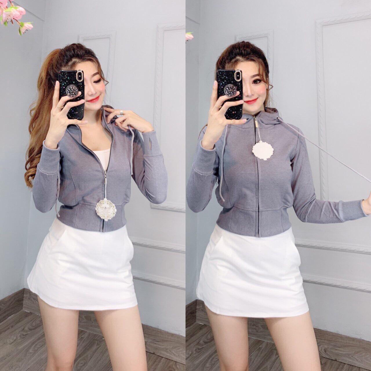 ÁO KHOÁC THUN COTTON FROM LỬNG CỰC XINH