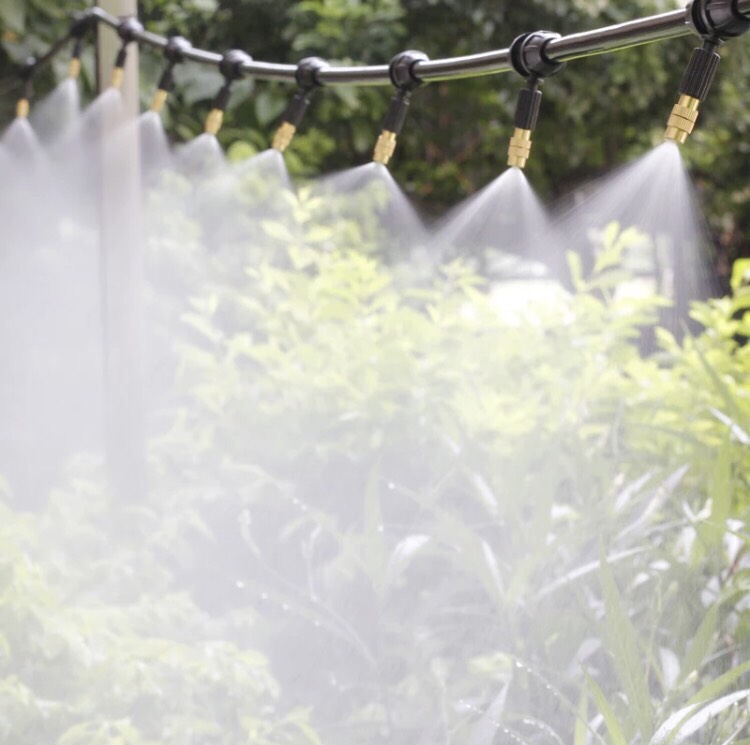 Bộ 10 béc tưới phun sương - béc phun sương 1 cửa điều chỉnh được - tưới lan đa năng