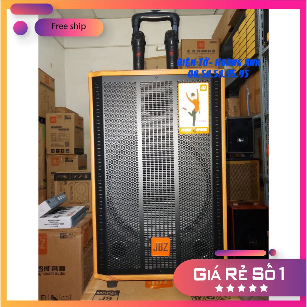 Loa kéo Jbz - J7 + 2 micro không dây ... mẫu mới 2020