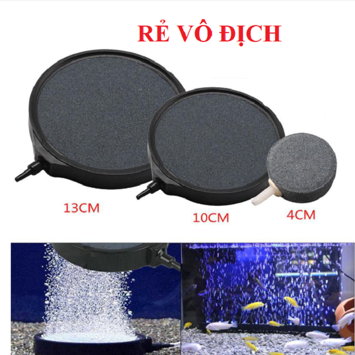 Đĩa sủi siêu mịn - cục sủi oxy nano hồ cá bể cá cảnh 10cm