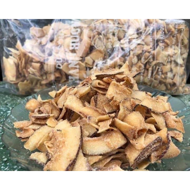 dừa khô sấy giòn gói 500gr thơm ngon