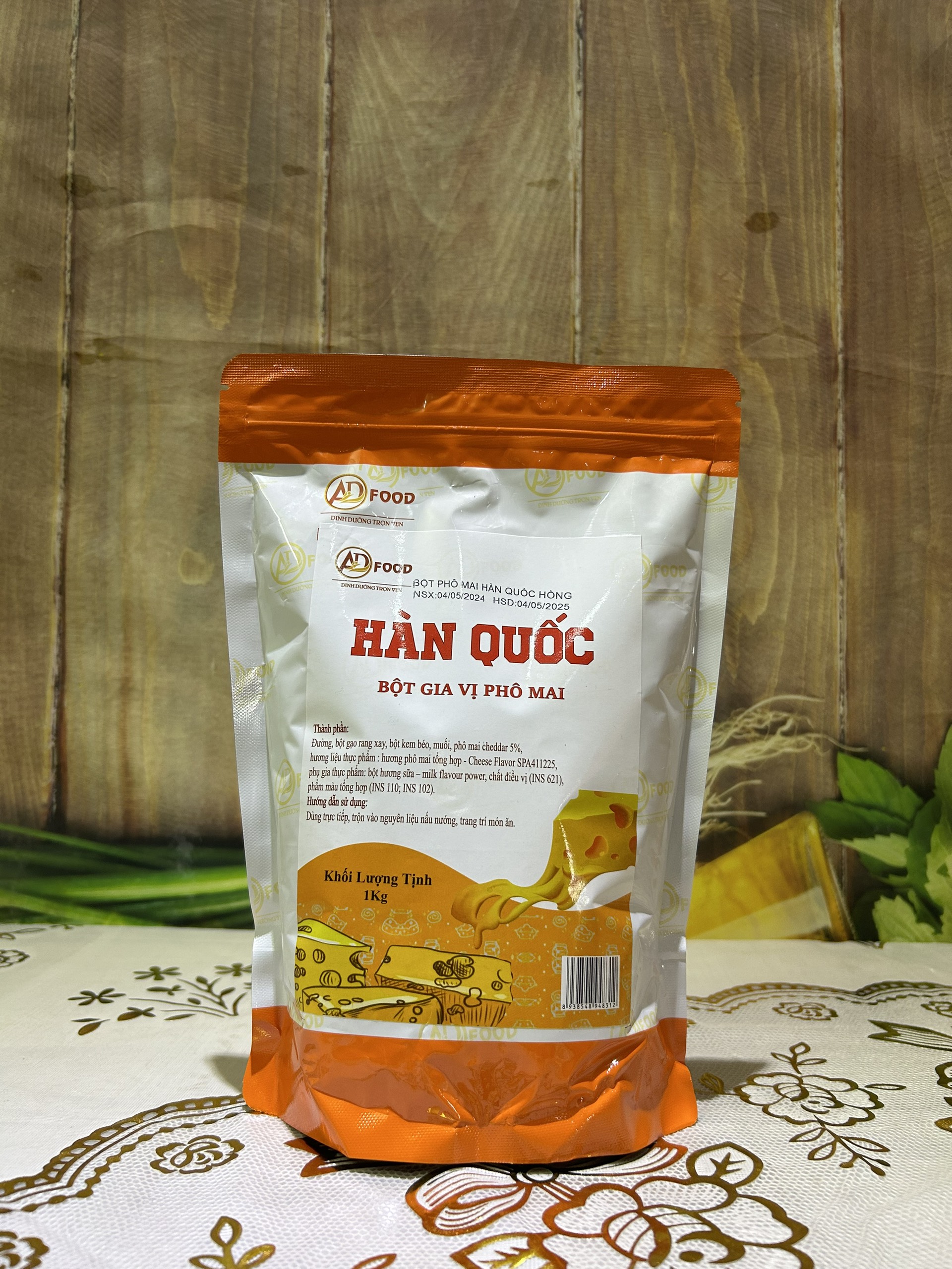 500g bột phô mai lắc Hàn Quốc