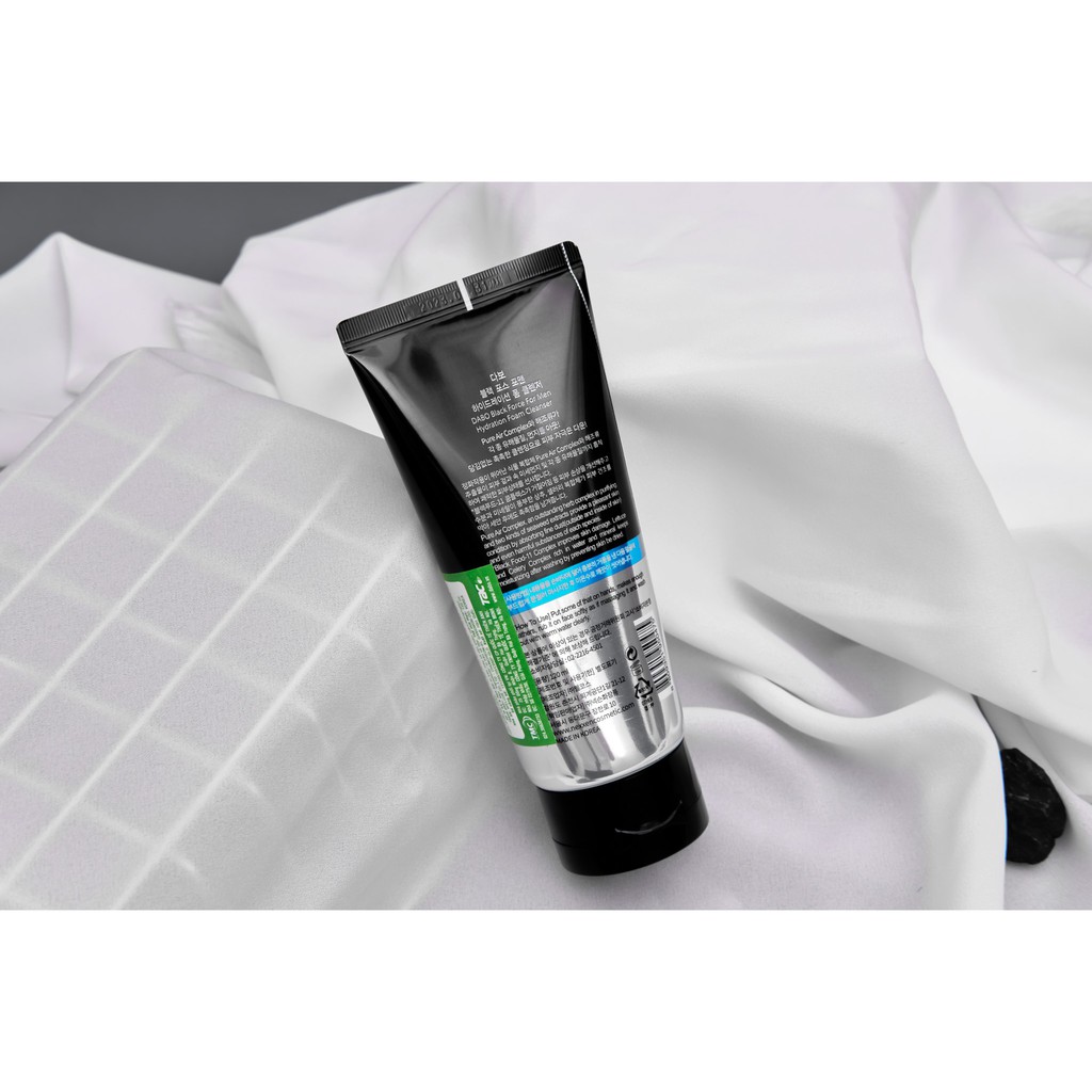 Sữa Rửa Mặt Nam Thải Độc , Trắng Da, Sạch mụn CAO CẤP - Dabo Hydration For Men 120ml