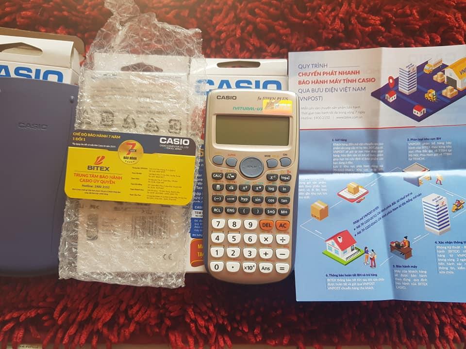 [RẺ VÔ ĐỊCH] Máy tính casio fx 570 vnplus Bảo hành 7 năm