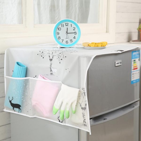 Tấm phủ tủ lạnh có ngăn tiện dụng