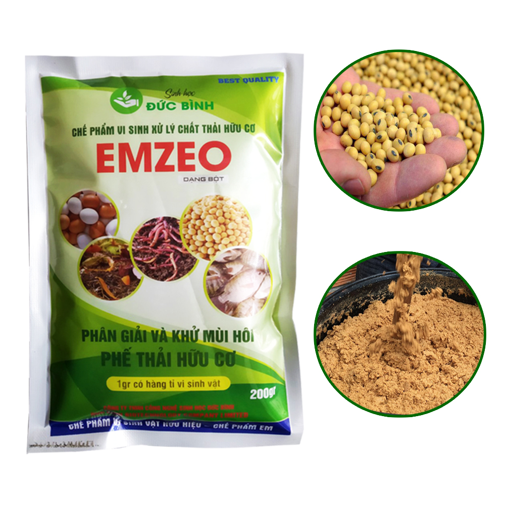 Combo 5 Gói Chế Phẩm EMZEO Khử Mùi Hôi