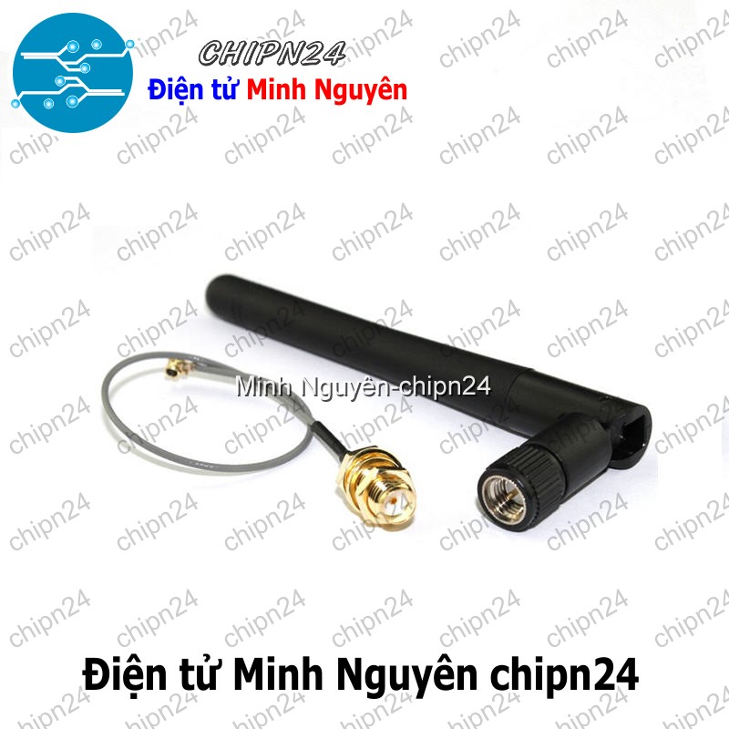 [1 cái] (Q57) Anten 2.4G Wifi IPEX SMA (dùng cho NRF24L01 CC2500) - HH003268