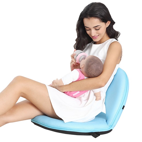 Ghế bệt tựa lưng ngồi bệt - ghế lười tựa bệt - 5 cấp độ điều chỉnh - có thể gấp phẳng gọn - chính hãng cao cấp