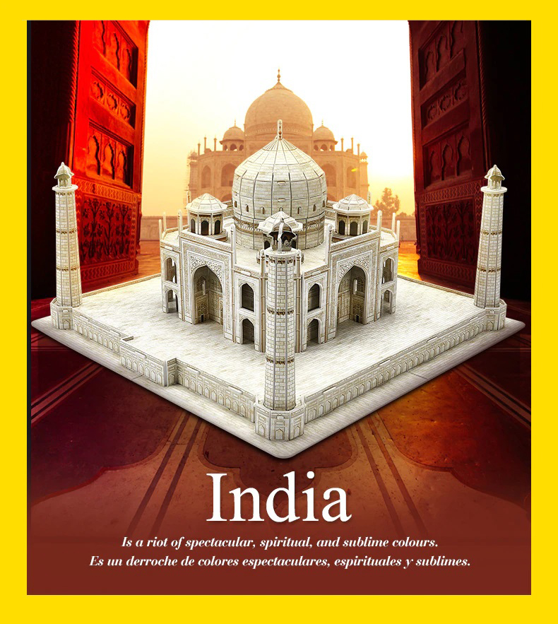 Mô hình giấy 3D CubicFun - Đền Taj Mahal - Ấn Độ DS0981h