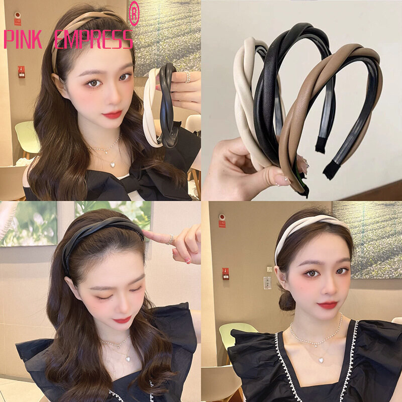 Băng đô rửa mặt xoắn PINK EMPRESS thời trang mới KH Acc