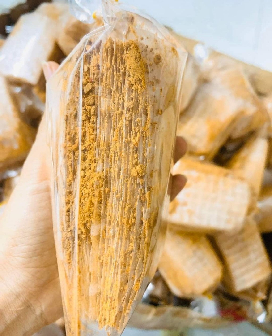 Bánh tráng xike lắc muối mini