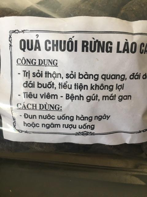 Quả Chuối rừng khô Tây Bắc 1kg