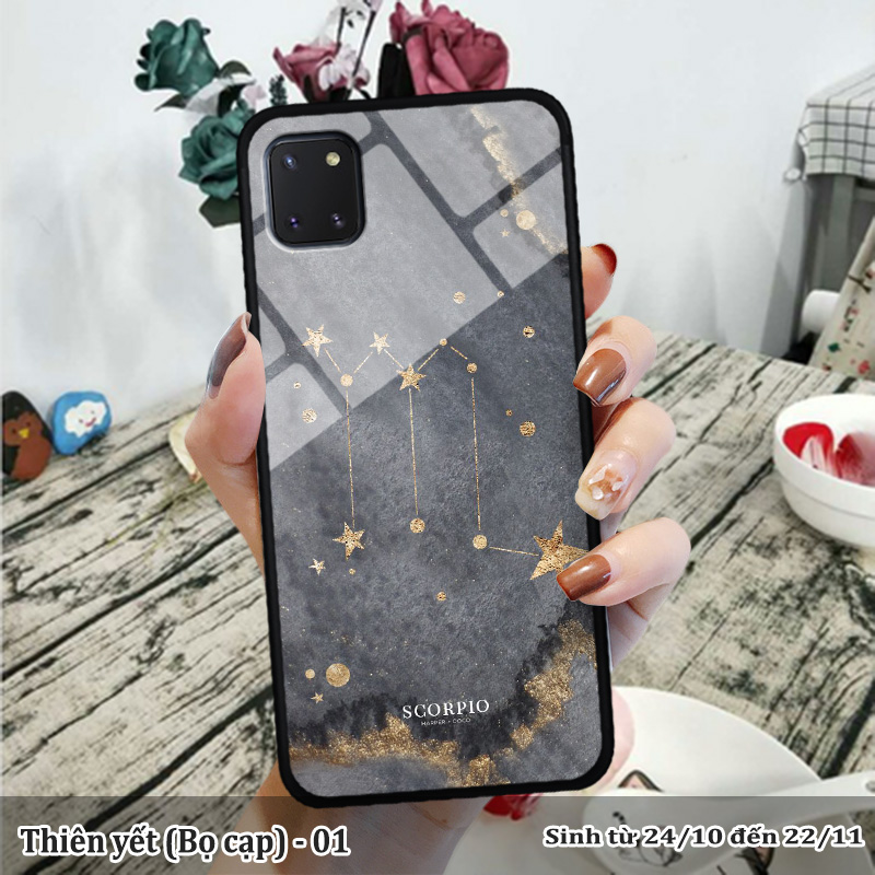 Ốp kính Samsung Note 10 Lite in cung hoàng đạo