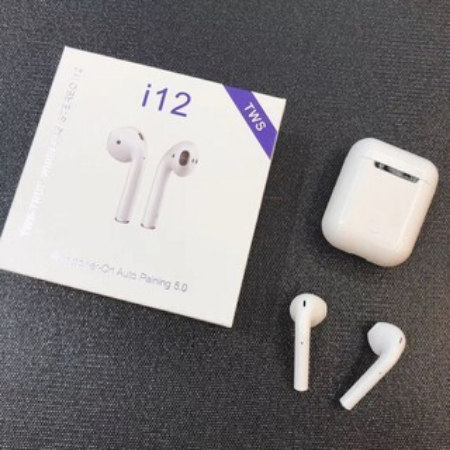 [Lấy mã miễn phí vận chuyển] Tai Nghe Bluetooth i12 TWS 5.0 - CẢM ỨNG CHẠM