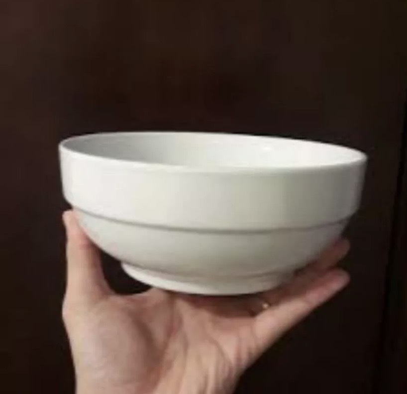 Tô sứ ngấn hoa văn hoa hồng size 18cm