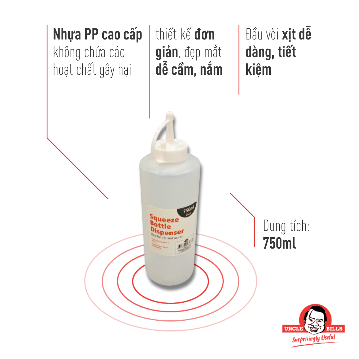 Bình xịt đựng gia vị 750ml KA0287