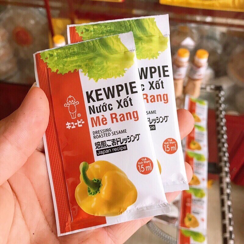 [HCM]10 GOI SỐT MÈ RANG KEWPIE 15ML