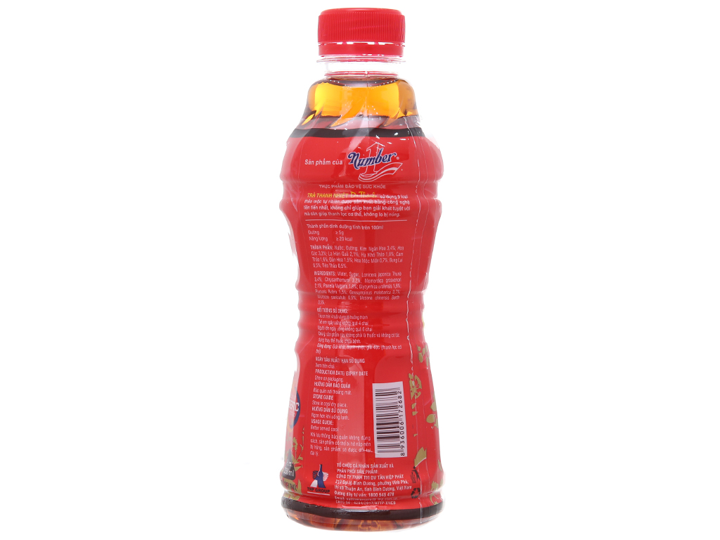 6 Chai Trà Thanh Nhiệt Dr Thanh 330ml ít đường