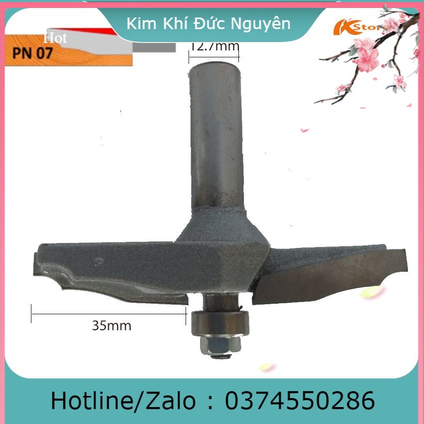 Mũi phay ván huỳnh cửa pn07 - mũi pano router hạ trám - đánh ván huỳnh