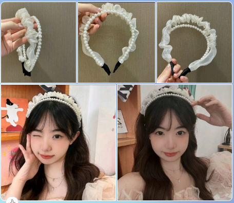 Set Kẹp tóc đính đá lấp lánh phong cách Hàn Quốc (Combo 5 - 7 kẹp) | Tóc Mây