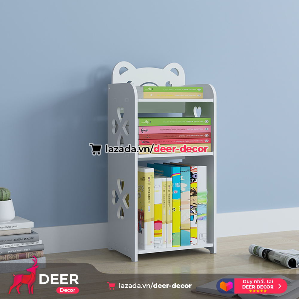 Kệ Để Sách Cho Bé - Kệ Đầu Giường Kitty - DEER DECOR