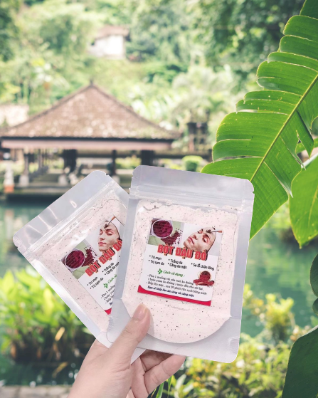 [ 100 gram ] bột đậu đỏ thiên nhiên đắp mặt nạ