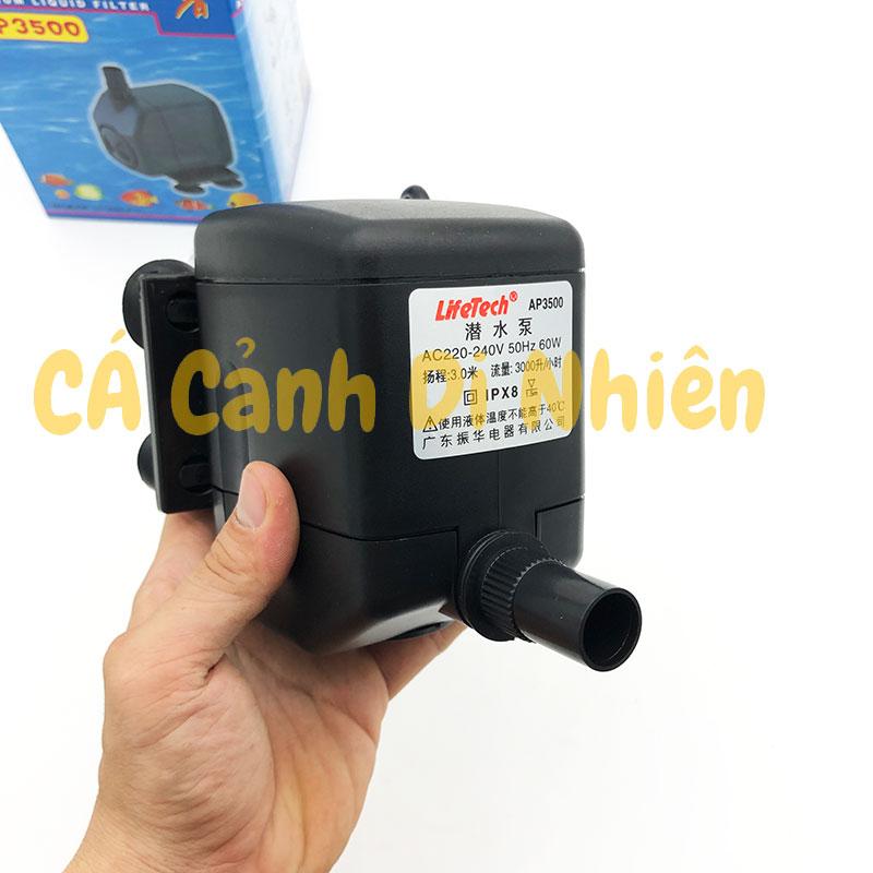 Máy bơm nước hồ cá dạng nằm Lifetech AP 3500(tem vàng)