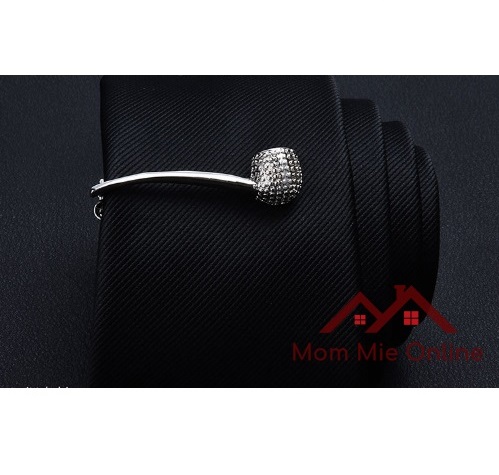 [HCM]Kẹp cà vạt mẫu hình độc đáo màu bạc, kẹp cà vạt hình mắt kính, cây kéo, mỏ neo, lông vũ - RK03
